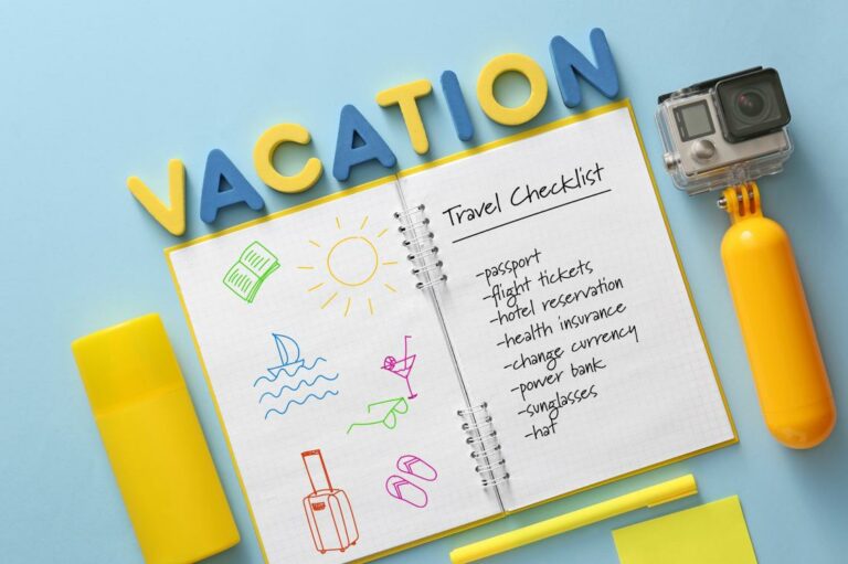 What to include in a travel packing checklist