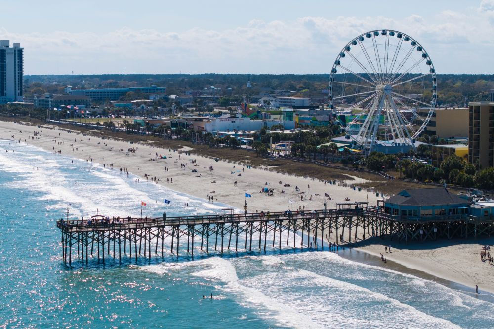 Popular oceanfront hotels and activities in Myrtle Beach